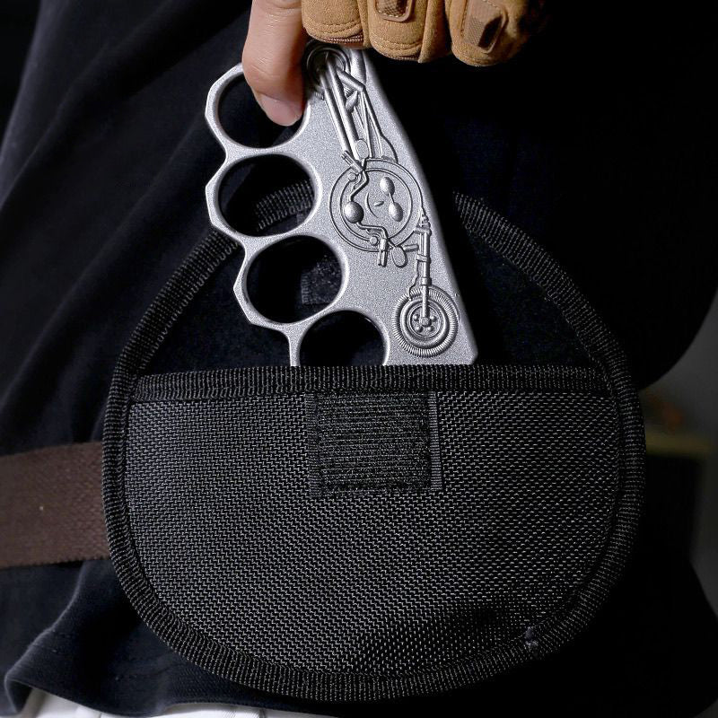 Creative Pattern Knuckle Duster Self-defense Window Breaking Gear - Image 7
