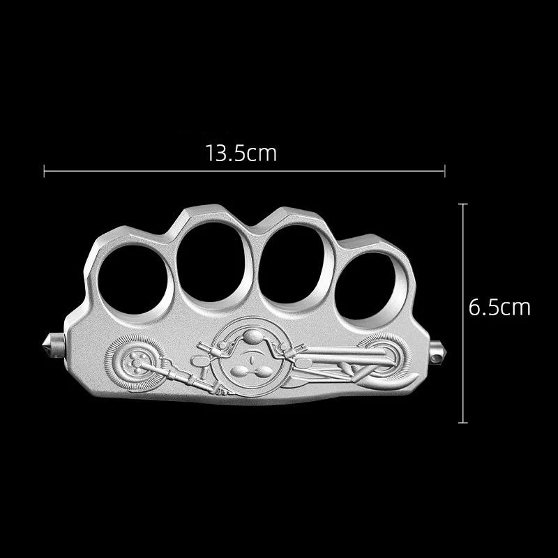Creative Pattern Knuckle Duster Self-defense Window Breaking Gear - Image 8