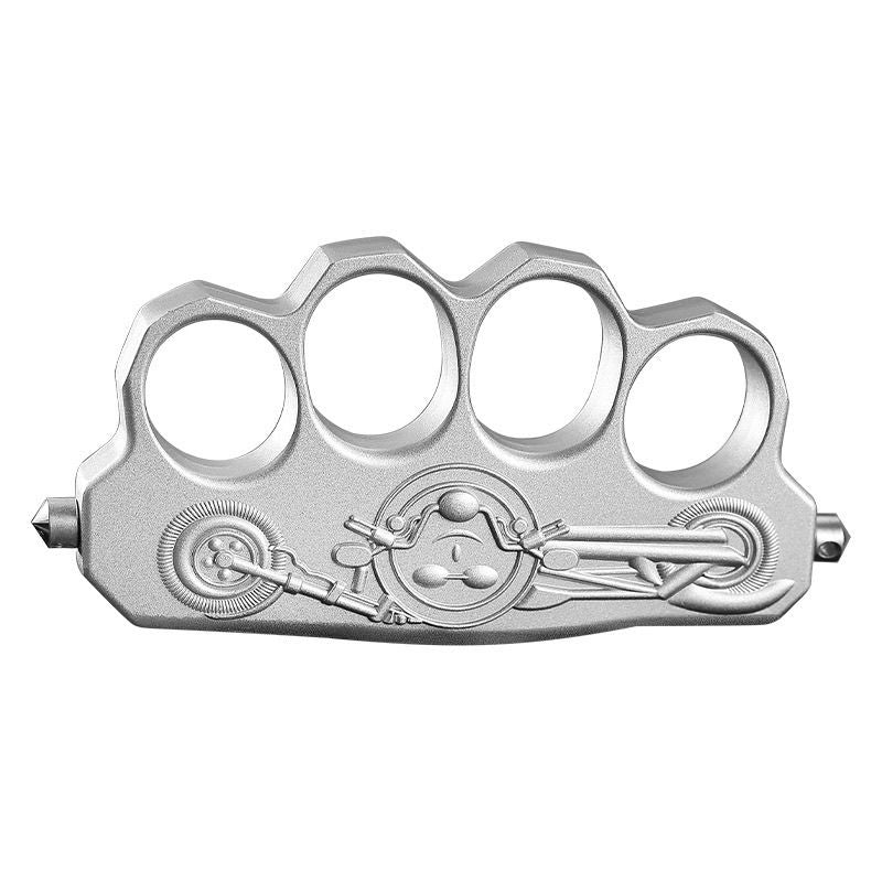 Creative Pattern Knuckle Duster Self-defense Window Breaking Gear - Image 9
