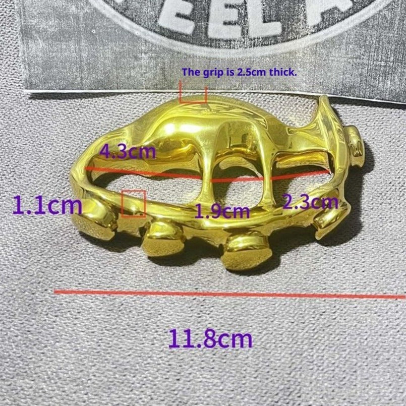 Creative Solid  Brass Knuckle Broken Window EDC Tool - Image 2