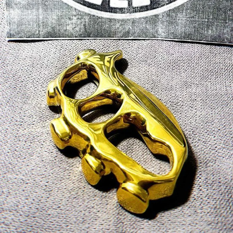 Creative Solid  Brass Knuckle Broken Window EDC Tool - Image 4