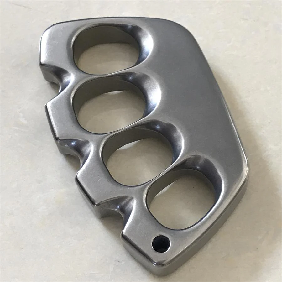 Creative Style Big Finger Hole Titanium Knuckle Dusters - Image 12