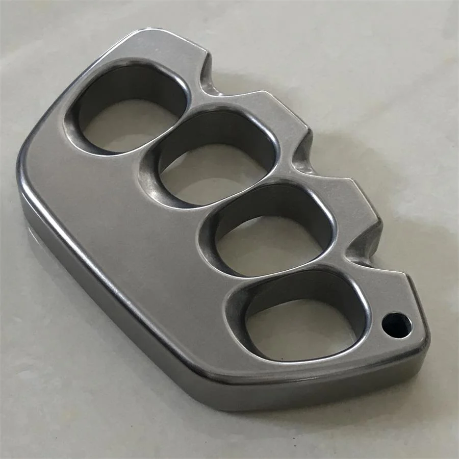 Creative Style Big Finger Hole Titanium Knuckle Dusters - Image 2