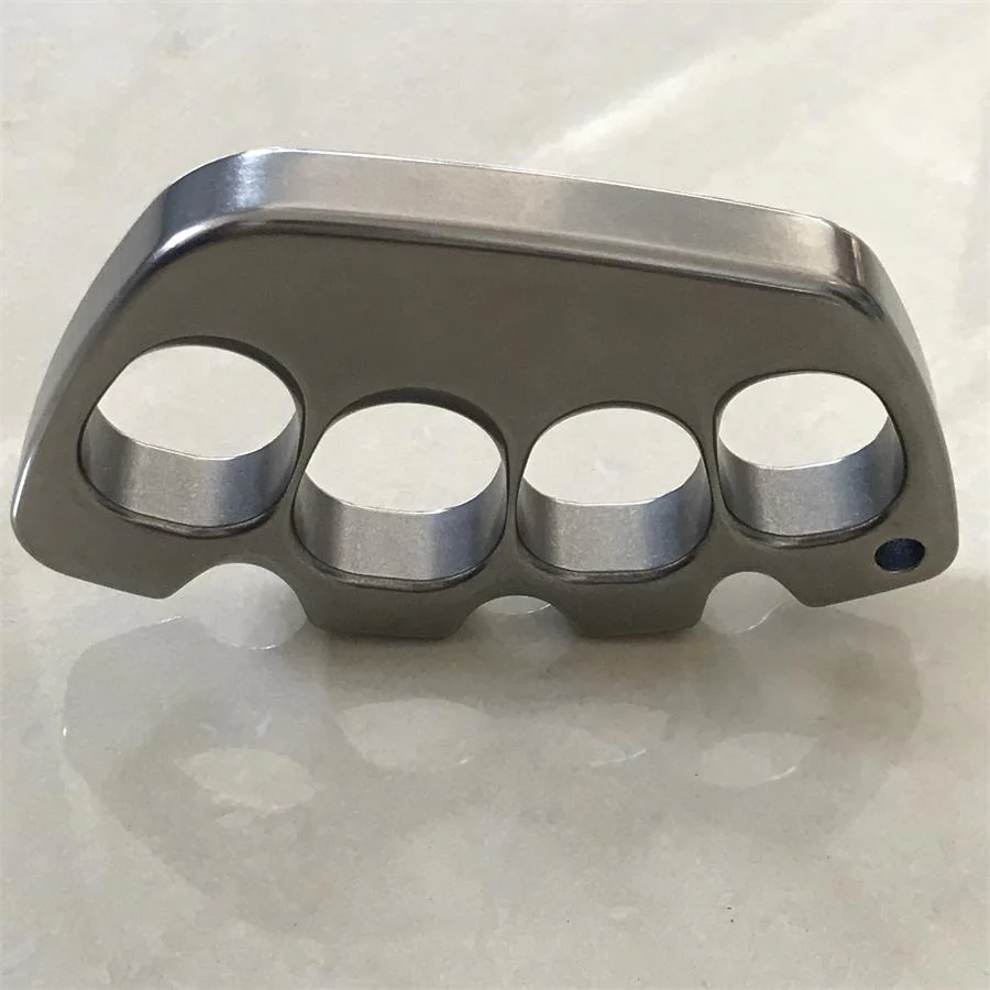 Creative Style Big Finger Hole Titanium Knuckle Dusters - Image 3