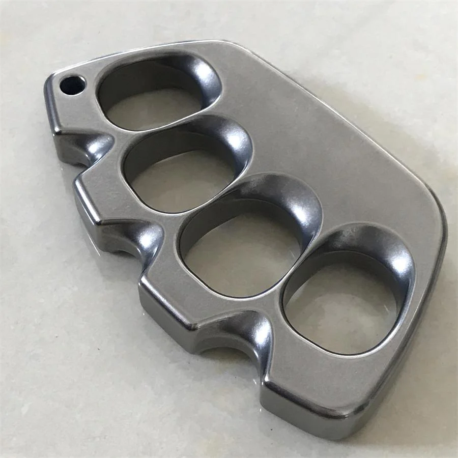 Creative Style Big Finger Hole Titanium Knuckle Dusters - Image 5