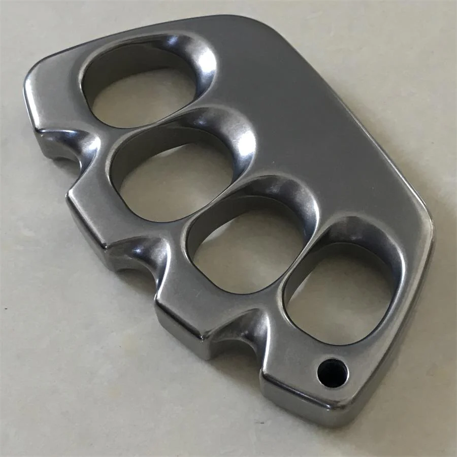 Creative Style Big Finger Hole Titanium Knuckle Dusters - Image 7
