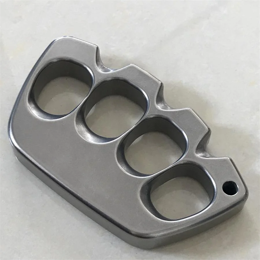 Creative Style Big Finger Hole Titanium Knuckle Dusters - Image 9