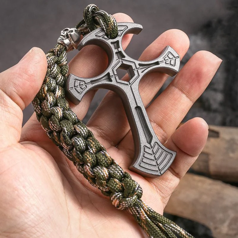 Cross Knuckle Bottle Opener EDC Self-defense Tool - Image 2