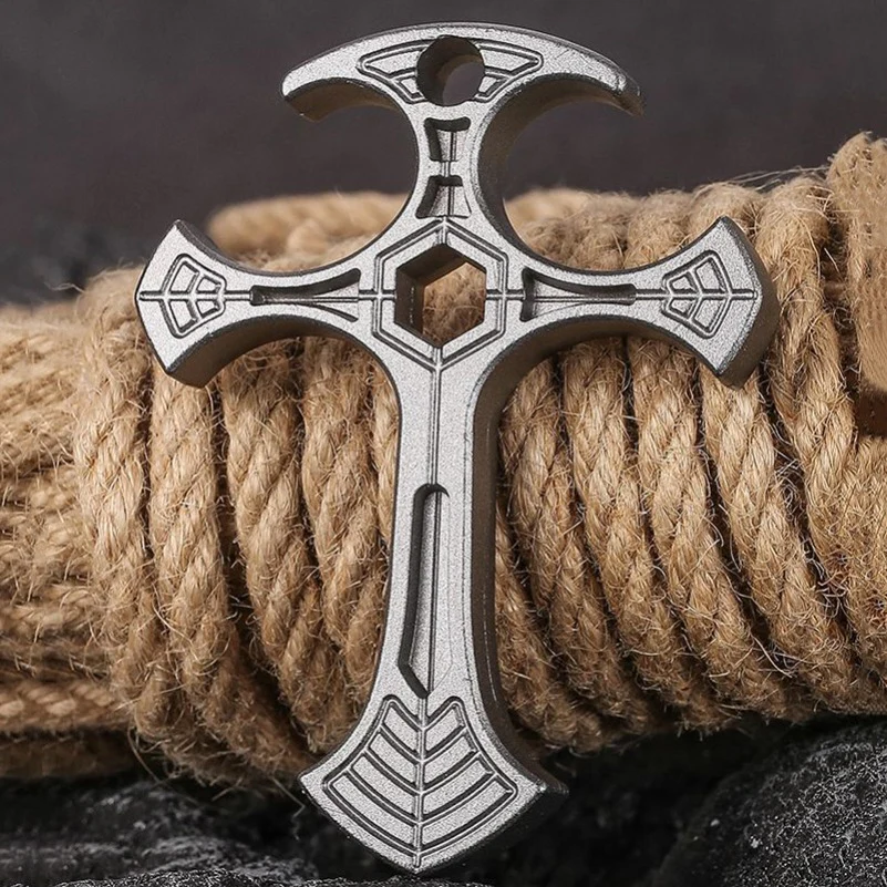 Cross Knuckle Bottle Opener EDC Self-defense Tool - Image 7
