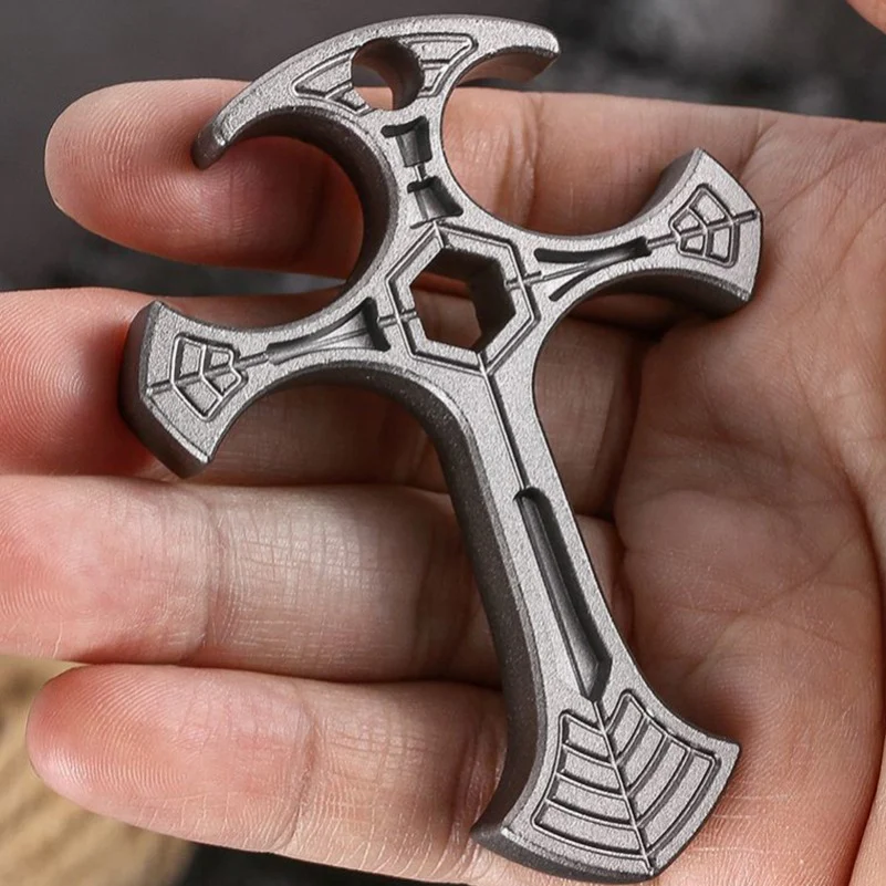 Cross Knuckle Bottle Opener EDC Self-defense Tool - Image 9