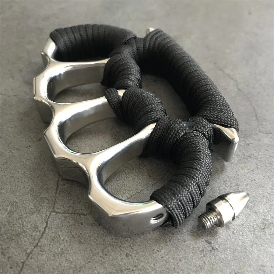Detachable Mirror Steel Knuckle Duster - Image 2