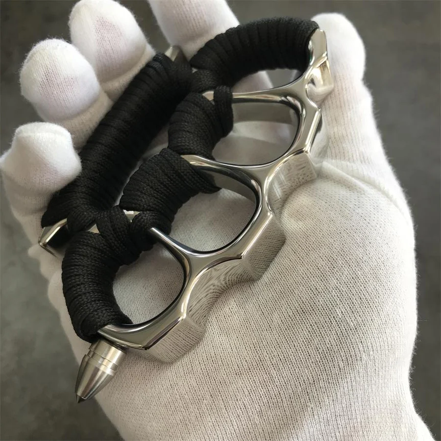 Detachable Mirror Steel Knuckle Duster - Image 3