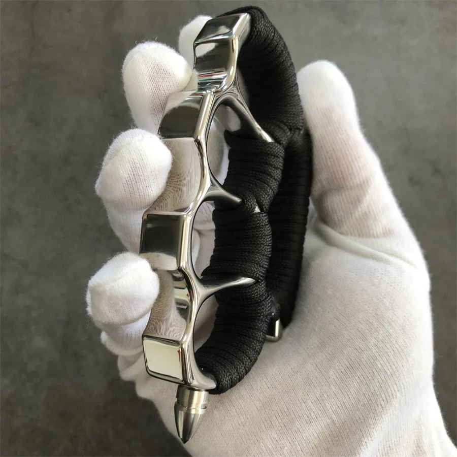 Detachable Mirror Steel Knuckle Duster - Image 7