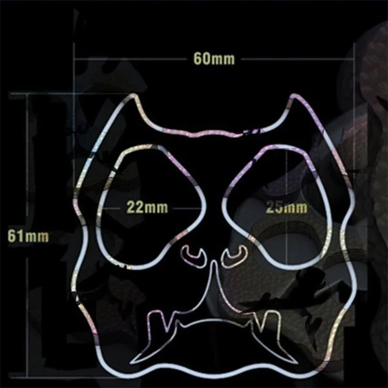 Dog Head Titanium Knuckle Duster Self Defense EDC Decoration - Image 6