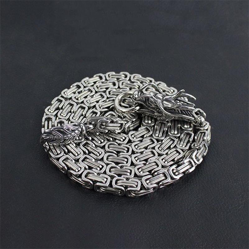 Dragon Head Two Color Steel Defense Bracelet Jewelry Decoration - Image 10
