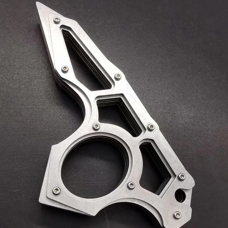 Dragon Teeth-Steel Knuckle Duster Window Breaking Defense EDC - Image 5