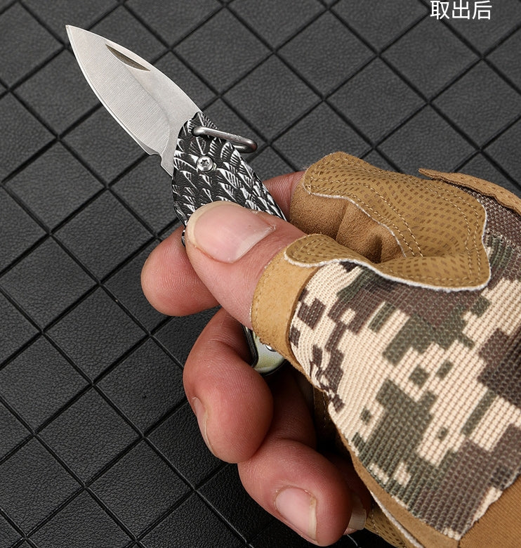 Eagle Folding Knife Outdoor Defense Portable Keychain Knife Pendant Decoration EDC Tools - Image 12