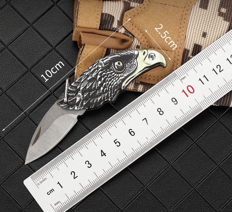 Eagle Folding Knife Outdoor Defense Portable Keychain Knife Pendant Decoration EDC Tools - Image 13