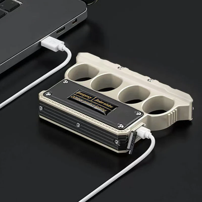 Flashlight Knuckle Duster Outdoor EDC Tool - Image 12