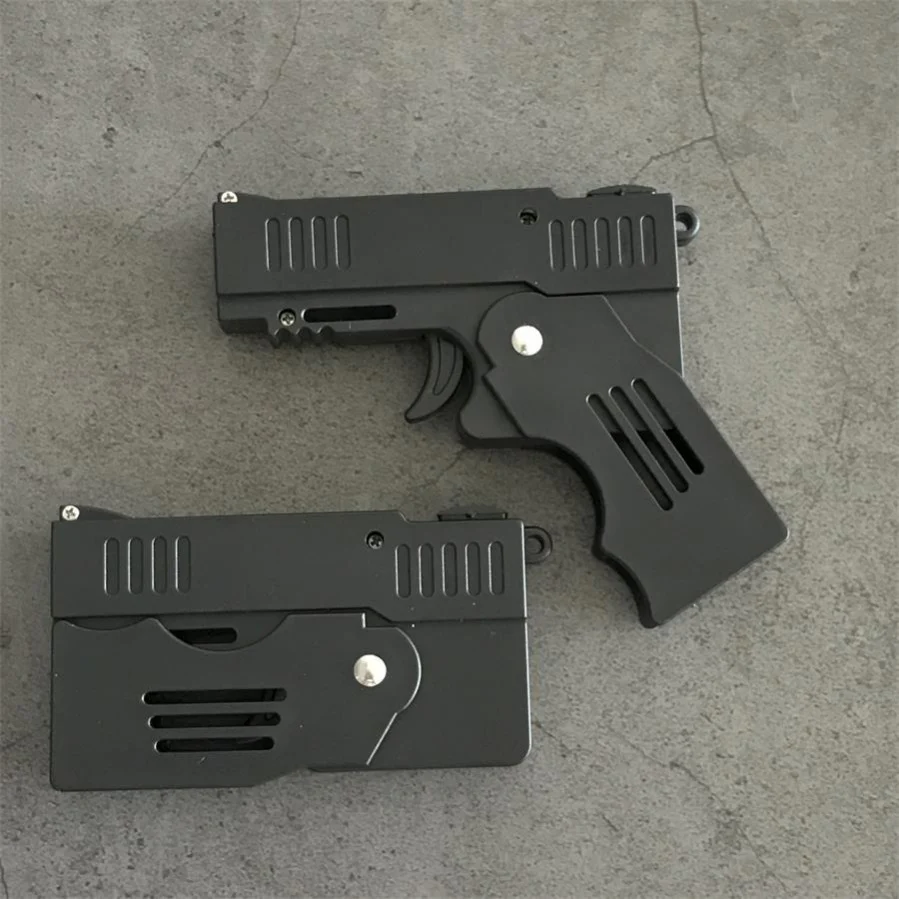 Foldable Stun Gun Creative Self-defense EDC Tool - Image 2