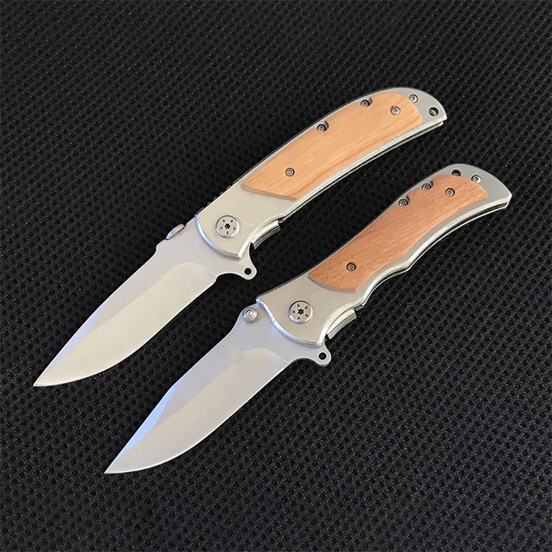 Folding Knife 339 338 337 Wooden Handle Portable Self-defense Pocket Knives - Image 13
