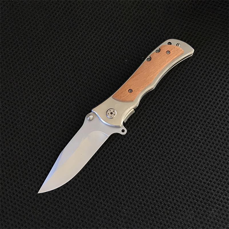 Folding Knife 339 338 337 Wooden Handle Portable Self-defense Pocket Knives - Image 8