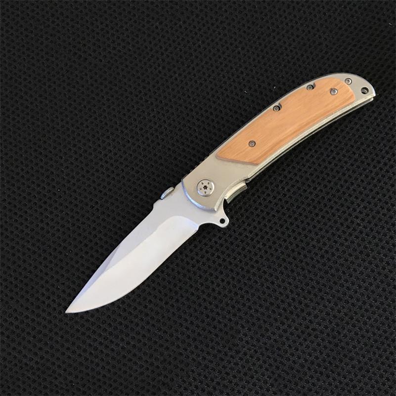 Folding Knife 339 338 337 Wooden Handle Portable Self-defense Pocket Knives - Image 9