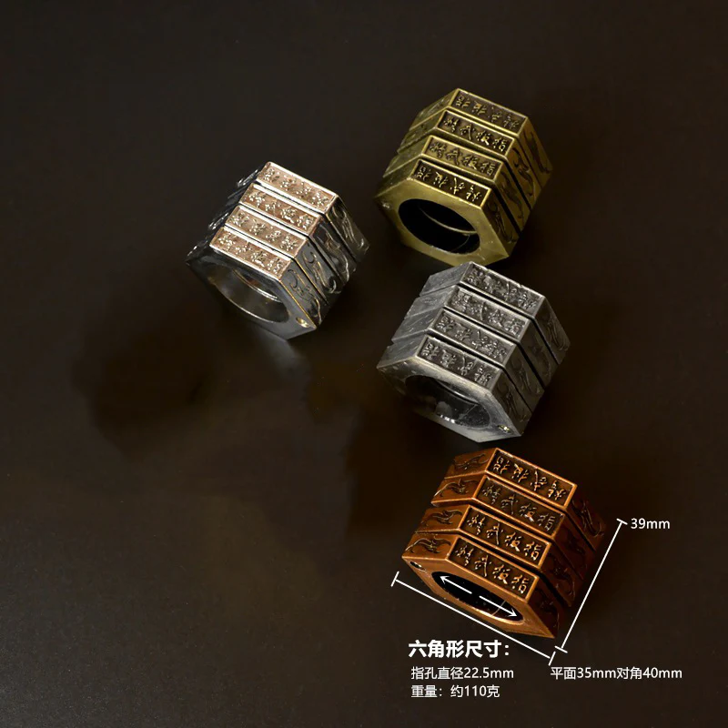 Folding Knuckle Duster Portable Training Self-defense EDC Tool - Image 2