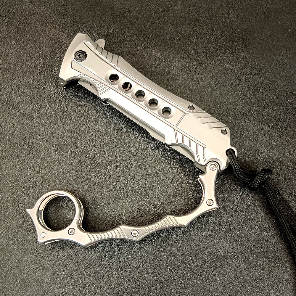 Folding Knuckle Knife Outdoor Self Defense Pocket Knives EDC Tools - Image 3