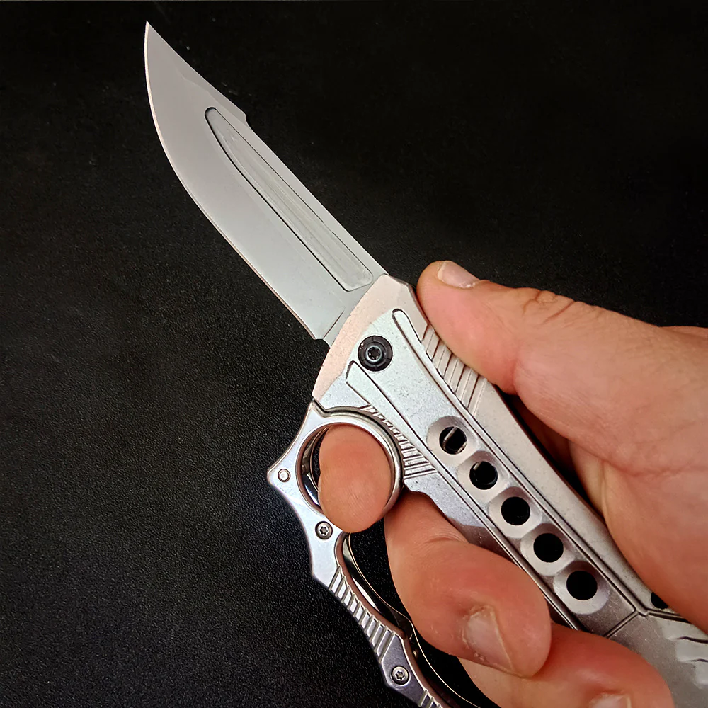 Folding Knuckle Knife Outdoor Self Defense Pocket Knives EDC Tools - Image 5