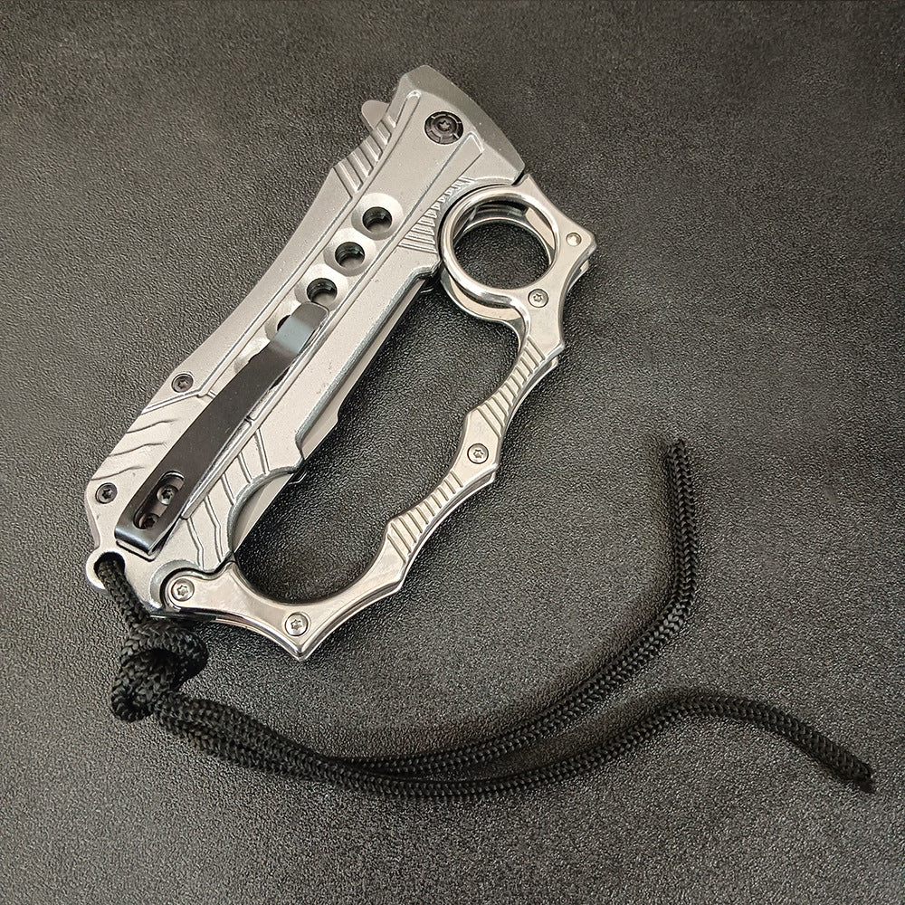 Folding Knuckle Knife Outdoor Self Defense Pocket Knives EDC Tools - Image 6