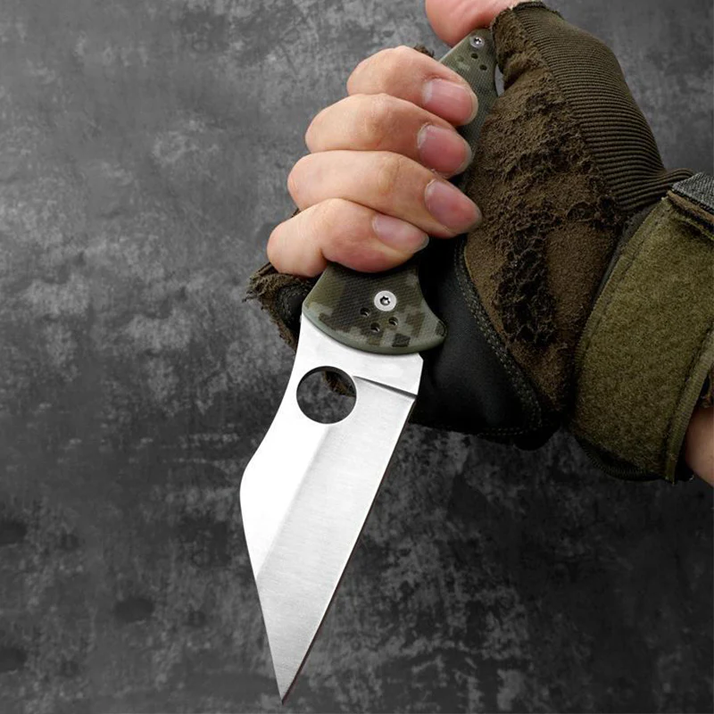 G10 Handle Tactical Folding Knife  Pocket Knives EDC Tool - Image 5