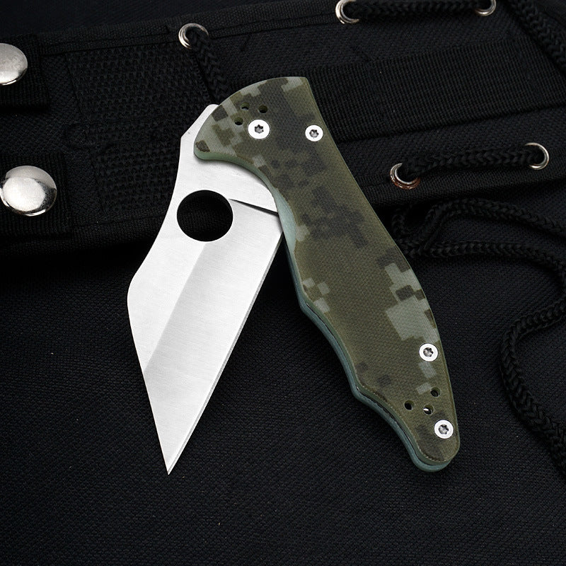 G10 Handle Tactical Folding Knife  Pocket Knives EDC Tool - Image 9