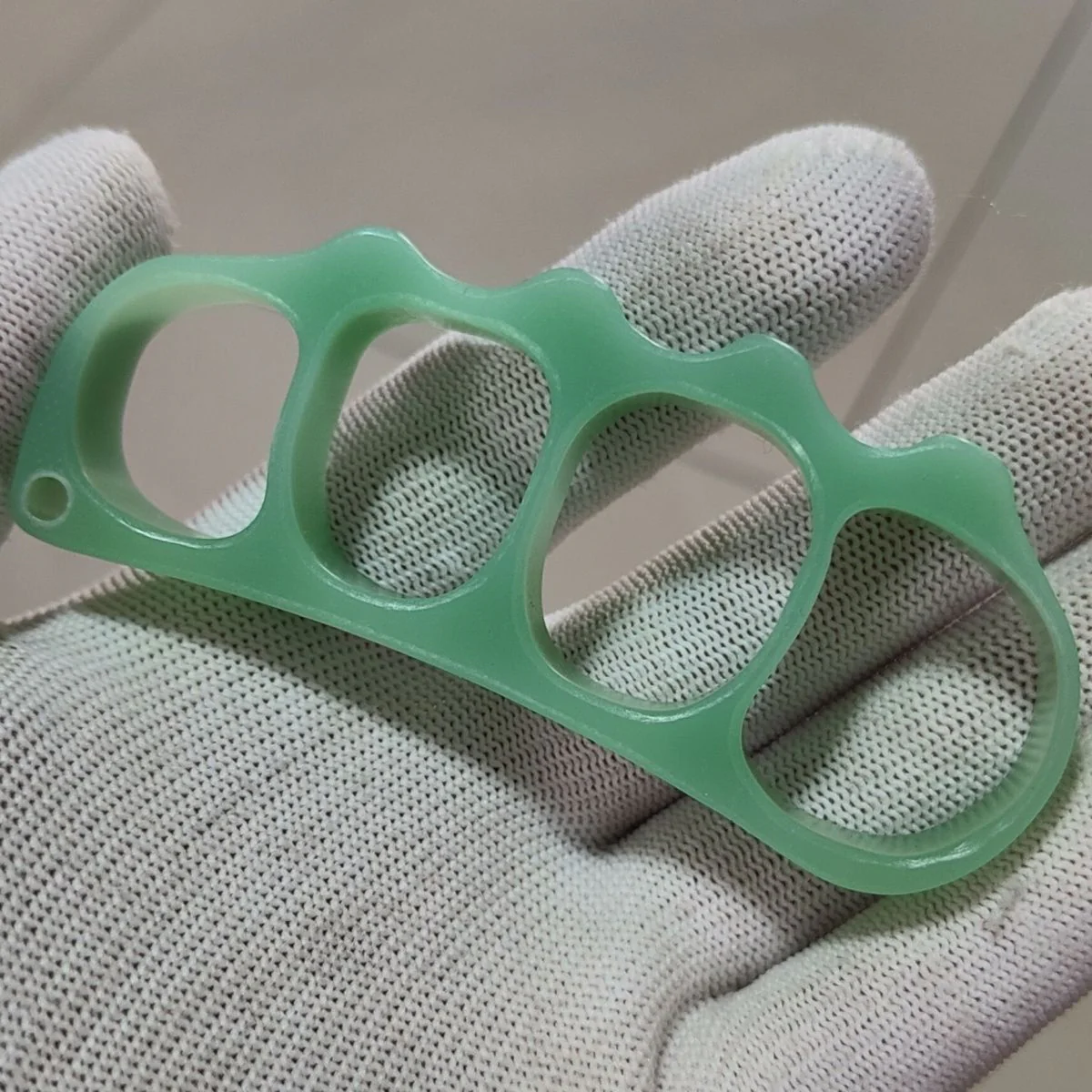 G10 Knuckle Duster Boxing Self -Defense Four Finger Broken Window Outdoor EDC Tool - Image 3