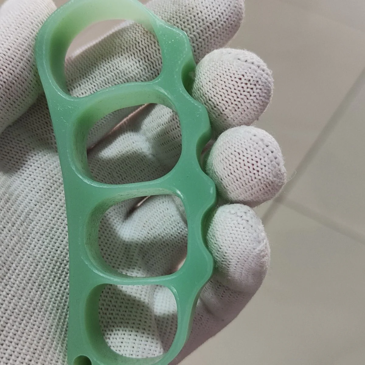 G10 Knuckle Duster Boxing Self -Defense Four Finger Broken Window Outdoor EDC Tool - Image 7