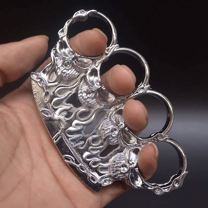 Ghost Fire Style Knuckle Duster Four Fingers Tiger Fist Ring Hand Buckle Outdoor Defense Gloves Combat Broken Window EDC Tools - Image 5