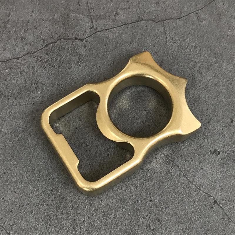 GODEDC Brass Knuckle Duster Bottle Opening EDC Tools - Image 11