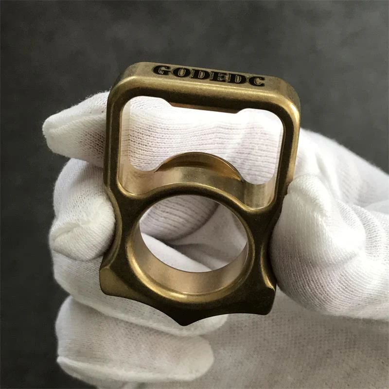 GODEDC Brass Knuckle Duster Bottle Opening EDC Tools - Image 3