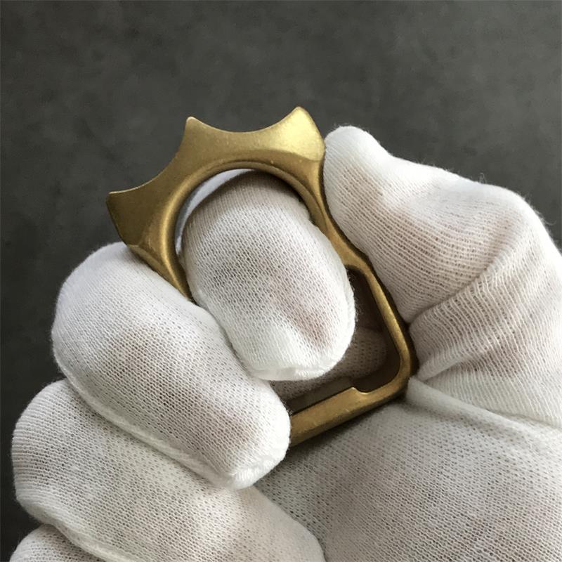 GODEDC Brass Knuckle Duster Bottle Opening EDC Tools - Image 5