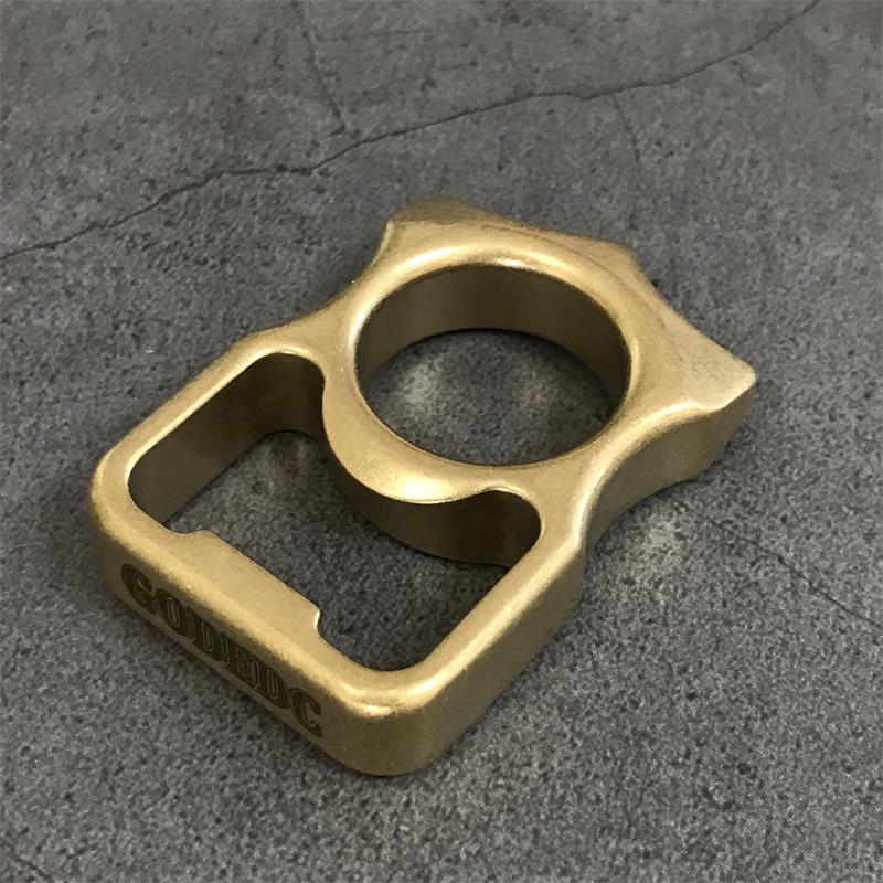 GODEDC Brass Knuckle Duster Bottle Opening EDC Tools - Image 8