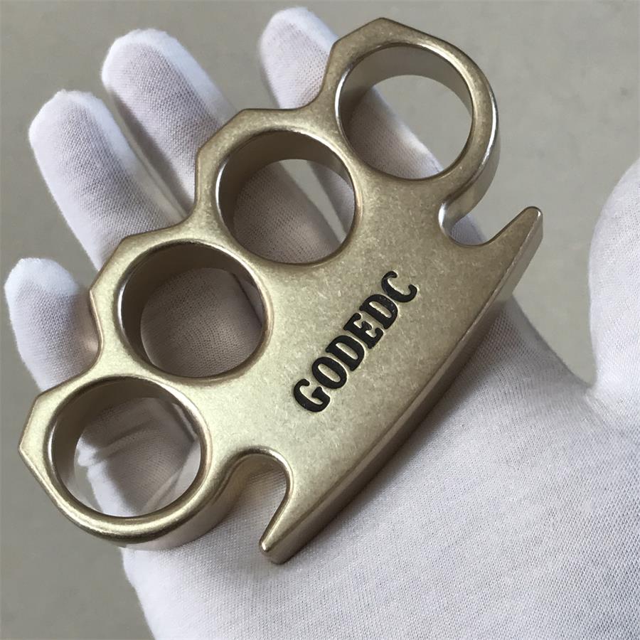 GODEDC KING OF GOD Stonewashed Classic Brass Knuckle Duster - Image 10