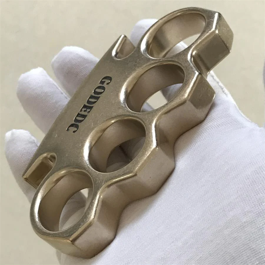 GODEDC KING OF GOD Stonewashed Classic Brass Knuckle Duster - Image 2