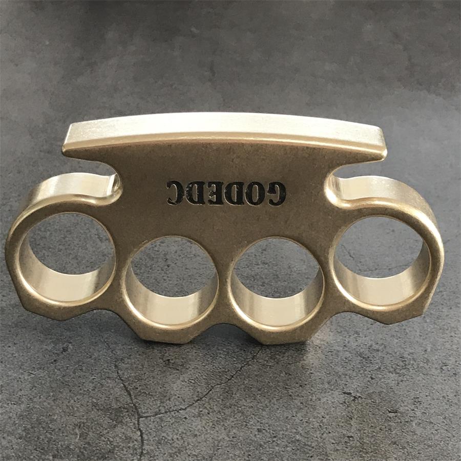 GODEDC KING OF GOD Stonewashed Classic Brass Knuckle Duster - Image 3