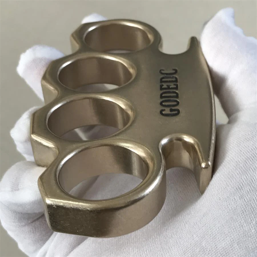 GODEDC KING OF GOD Stonewashed Classic Brass Knuckle Duster - Image 7