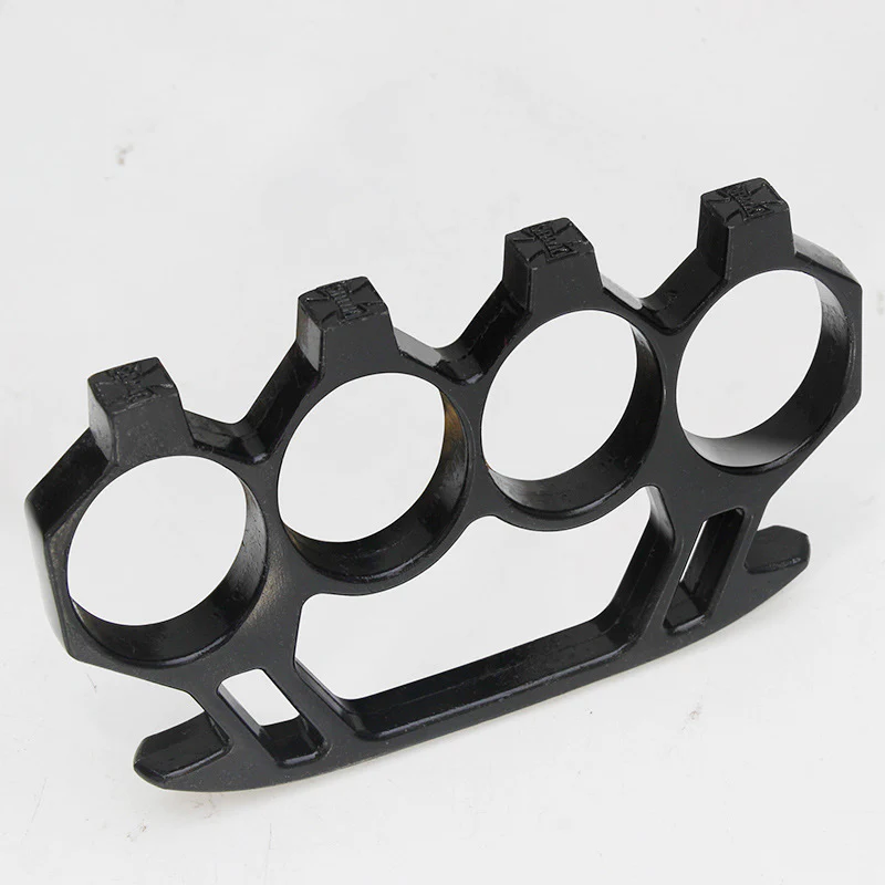 Outdoor Multicolor Knuckles Duster Fitness Metal Self-defense Boxing with Training Defensive Combat Broken Window Protective Gear - Image 9