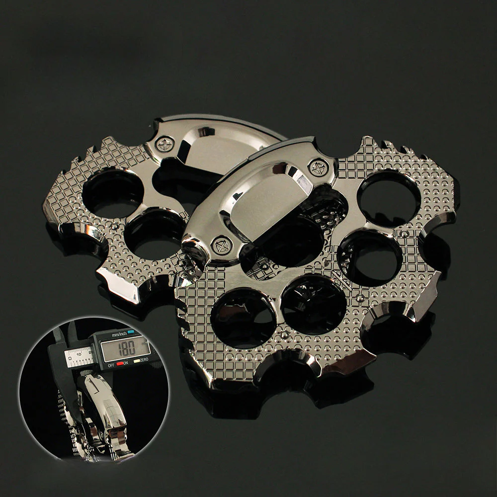 Heavy Knuckle Duster Self-defense Window Breaking EDC Tool - Image 2