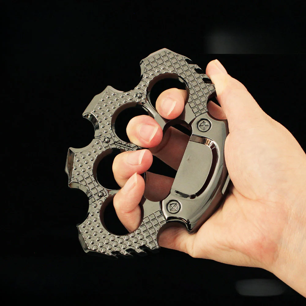 Heavy Knuckle Duster Self-defense Window Breaking EDC Tool - Image 3