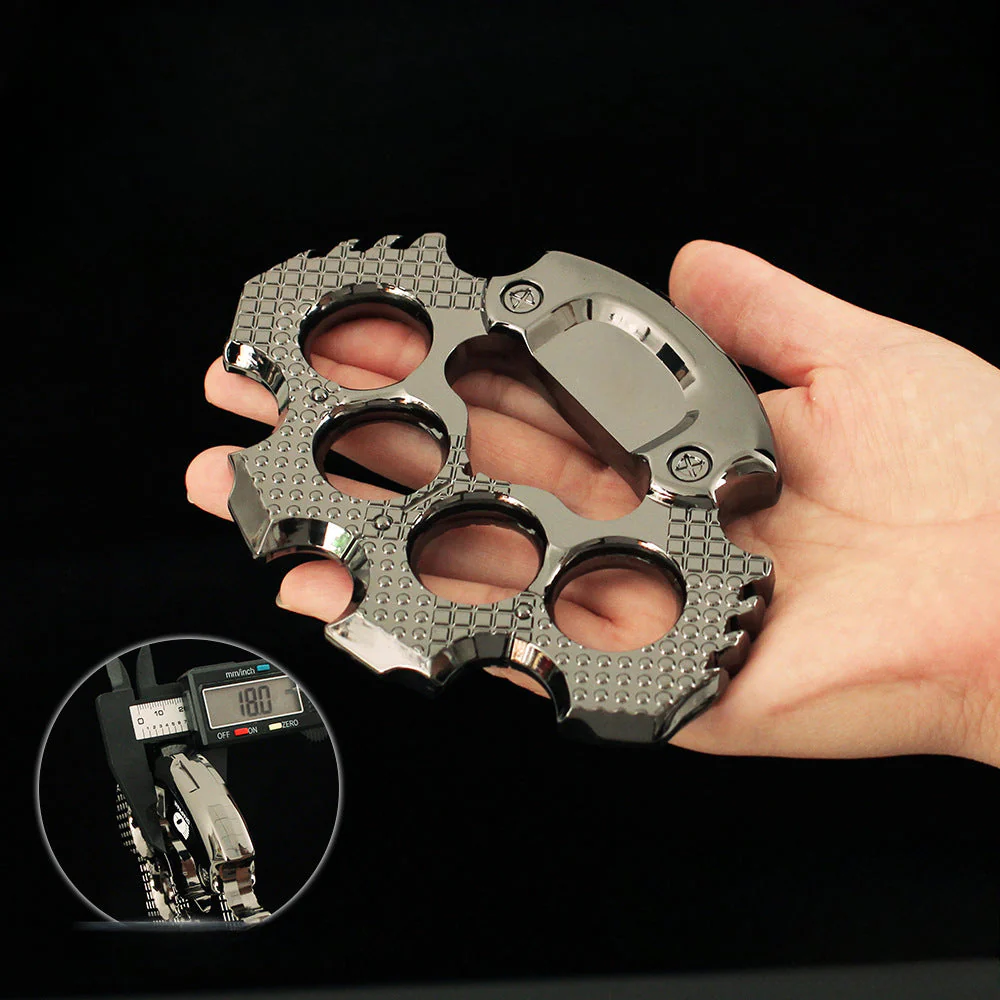 Heavy Knuckle Duster Self-defense Window Breaking EDC Tool - Image 6