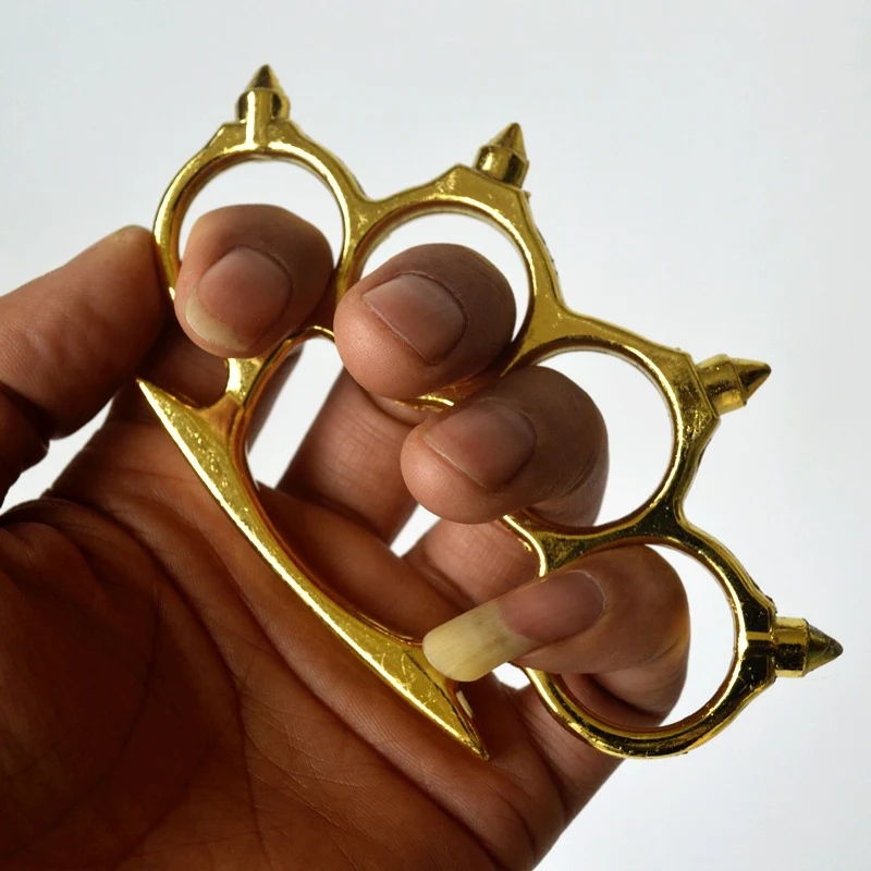 Hedgehog - Solid Brass Knuckles Duster For Self Defense Window Breaker EDC Supplies - Image 4