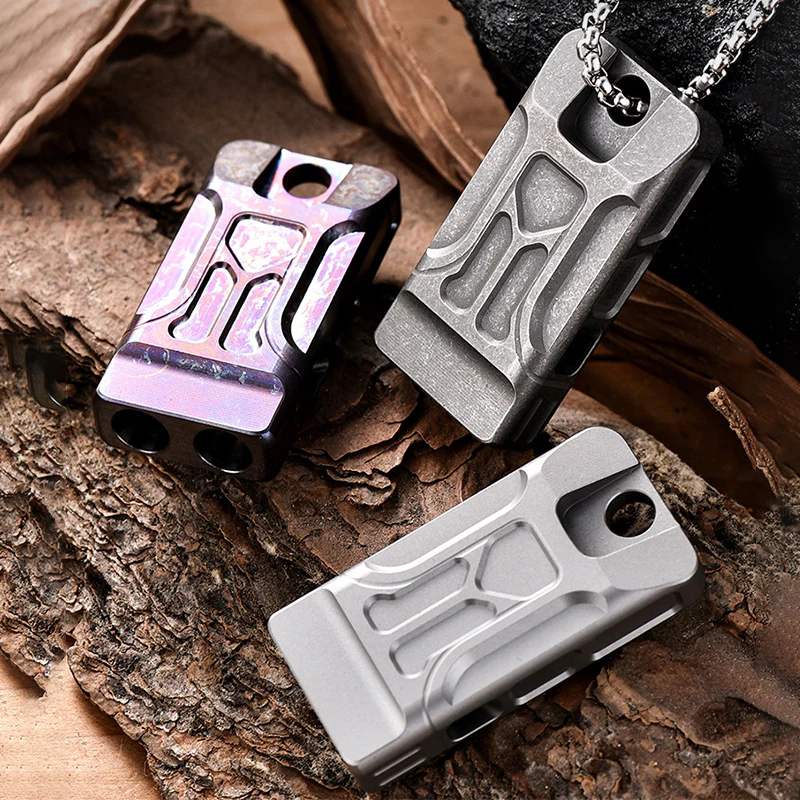 High Decibel Titanium Whistle Double Barrel - Image 4